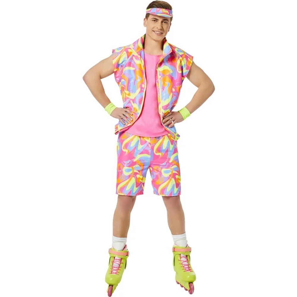 Men's Barbie Rollerblade Ken Halloween Costume